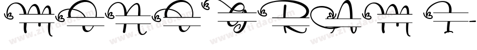 MONOGRAM I字体转换